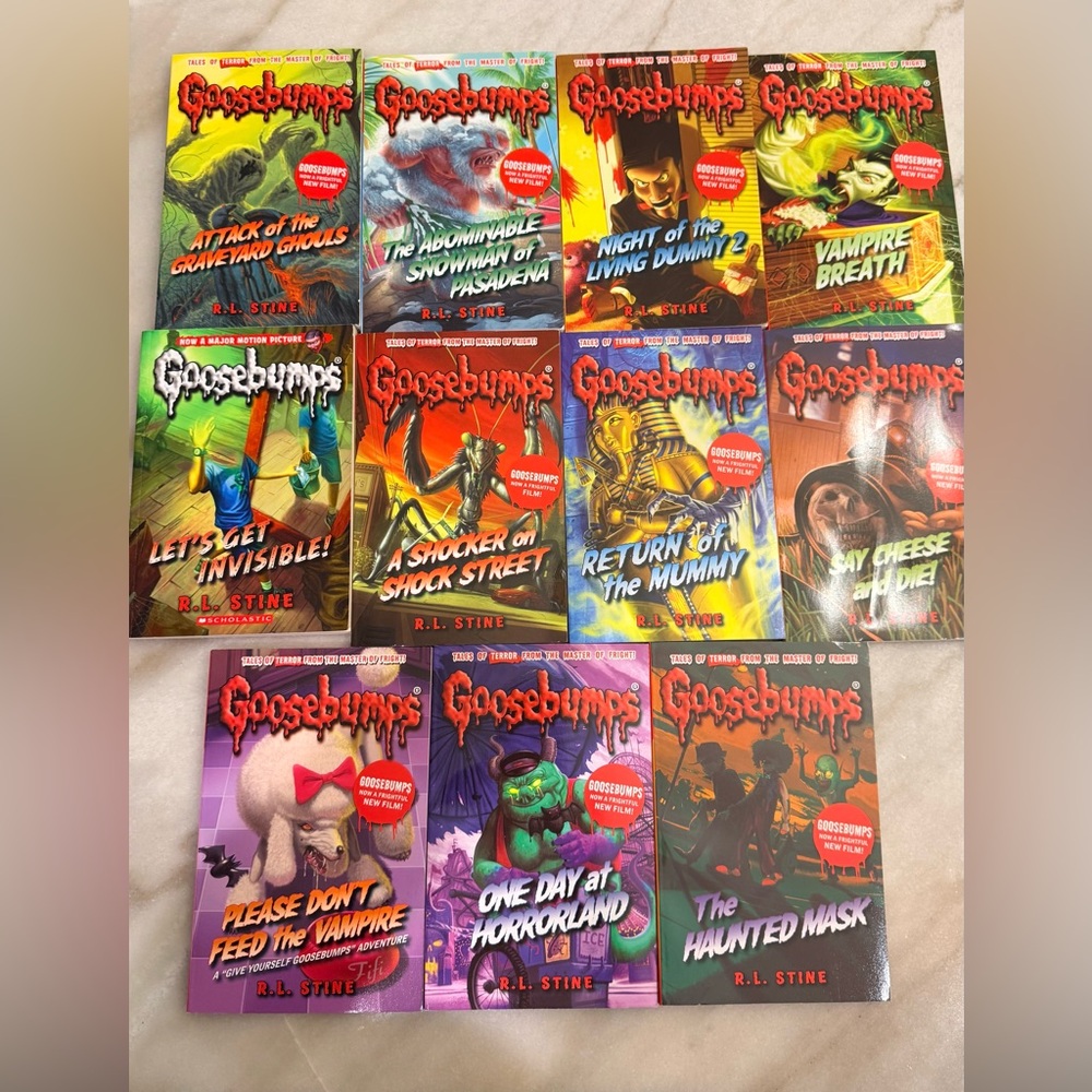 Goosebumps Book Collection of 11 by R. L. Stine